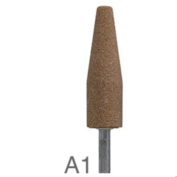 Flexovit HP WA60RV Mounted Point, A1 Point, 3/4 in Dia, 1/4 in Dia Shank - M0001