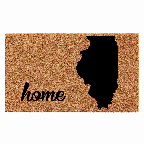 Calloway Mills Entrance Mat, Coir, Natural, Black - 105211830