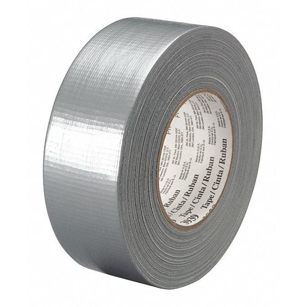 3M Duct Tape, 9.0 Mil, 3"x60 yds., Silver, PK3 - T98839393PK