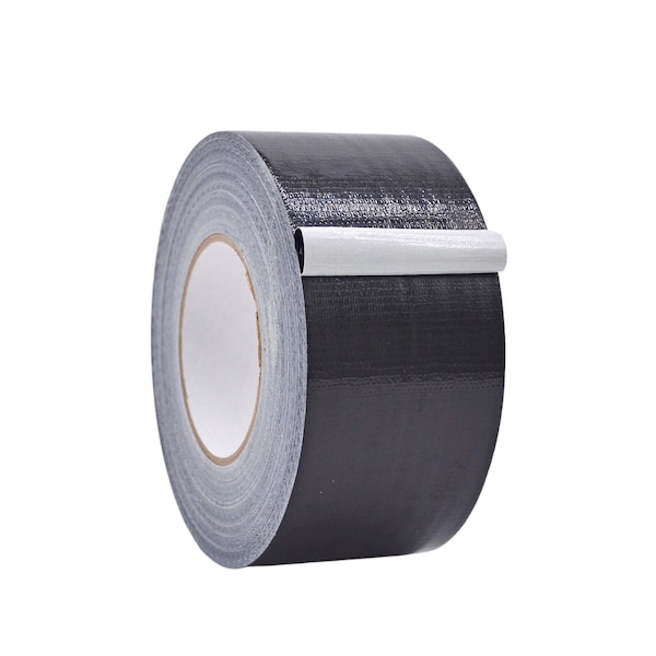 Wod Tape DTC9 Utility Grade Duct Tape Black, 4 inch x 60 ft., 12PK - WOD DTC9-04000-12-60-BLA