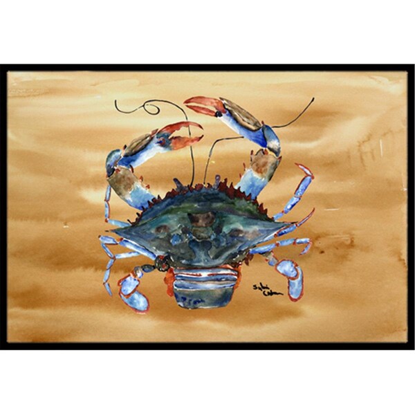Carolines Treasures 36 x 24 in. Crab Indoor Or Outdoor Doormat - CA75070