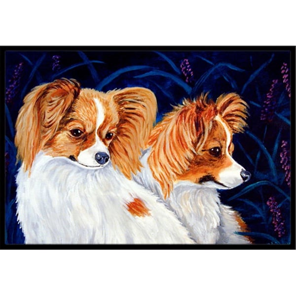 Jensendistributionservices 18 x 27 in. Papillon Indoor Outdoor Mat - MI2556890