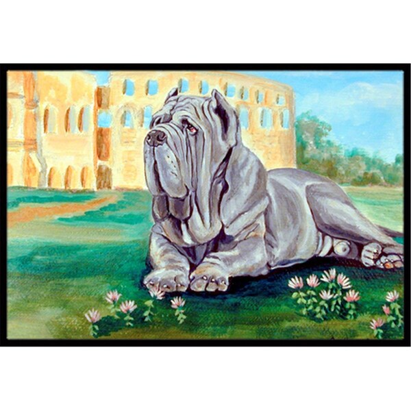 Jensendistributionservices 18 x 27 in. Neapolitan Mastiff Indoor Outdoor Mat - MI2556971