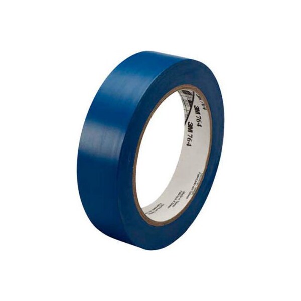 3M 764 Vinyl Tape 1 x 36 Yds 5 Mil Blue - 6/PACK - T965764L6PK