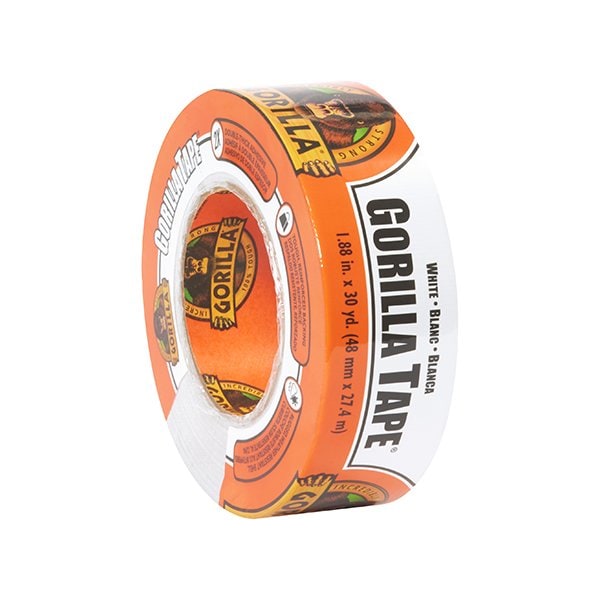 Bsc Preferred 2'' x 30 yds. White Gorilla Duct Tape - ADHGGT230