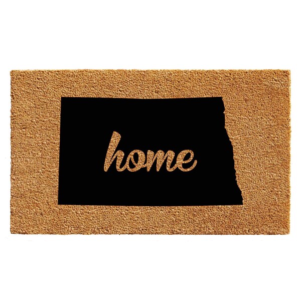 Calloway Mills Entrance Mat, Coir, Natural, Black - 105361830