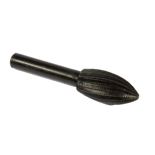 Forney Rotary File, Conical Shape with Rounded End, 1 in x 1/2 in x 1/4 in - 60071