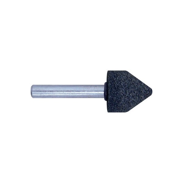 Century Drill & Tool Century Drill Mounted Grinding Point 11/16" Dia. 1/4" Shank Size A14 Aluminum Oxide - 75203