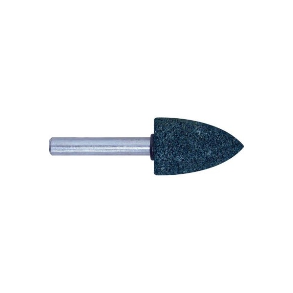 Century Drill & Tool Century Drill Mounted Grinding Point 11/16" Dia. 1/4" Shank Size A12 Aluminum Oxide - 75202
