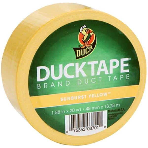 Duck Brand Duck 519615 1.88 in. x 20 Yard Yellow All Purpose Duct Tape - 115152