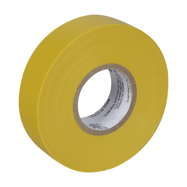 Manc0 Duck Professional Grade 3/4 in. W X 66 ft. L Yellow Vinyl Electrical Tape - 299017