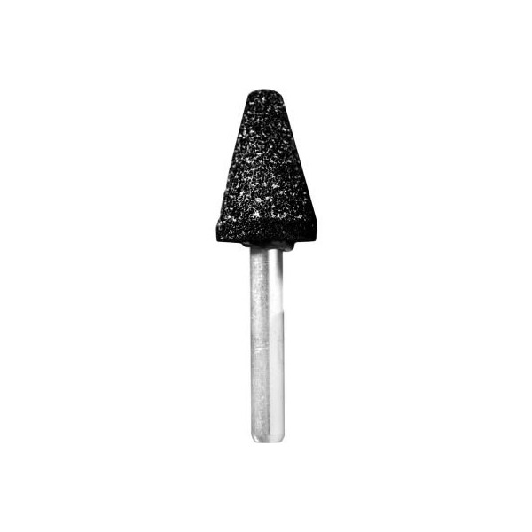 Century Drill & Tool Century Drill Mounted Grinding Point 1" Dia. 1/4" Shank Size A5 Aluminum Oxide - 75212