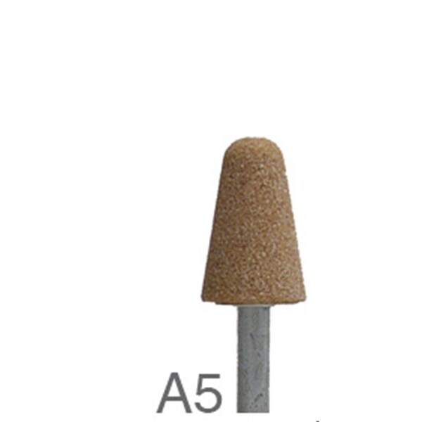 Flexovit HP WA60RV Mounted Point, A5 Point, 3/4 in Dia, 1/4 in Dia Shank - M0005