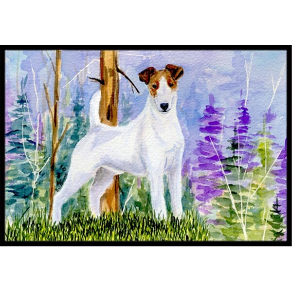 Carolines Treasures 18 x 27 in. Jack Russell Terrier Indoor Outdoor Doormat - SS8637MAT
