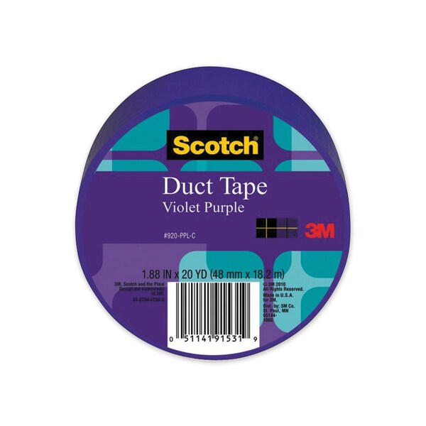 Scotch Duct Tape, 1.88in x 20 yds, Violet Purple - 920-PPL-C