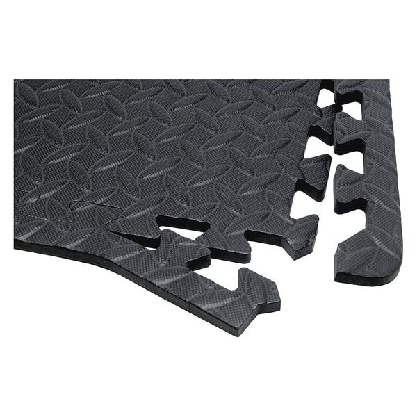Performance Tool Antifatigue Mat, 2 ft. L x 2 ft. W, 3/8" Thickness, Diamond - W88989