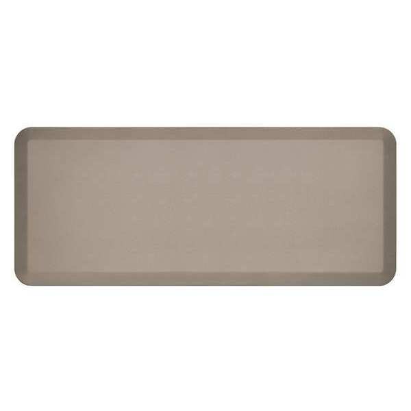 Newlife Eco-Pro By Gelpro Antifatigue Mat, 4 ft. L x 20" W, 3/4" Thickness, Brushed Texture, Taupe - 104-01-2048-8