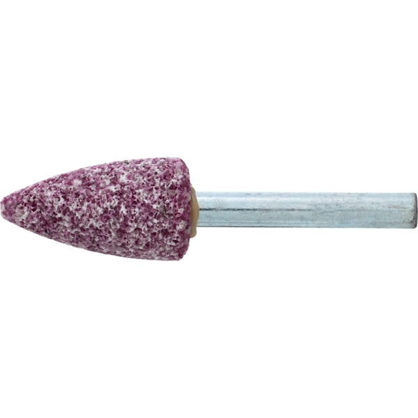 Pferd A12 Vitrified Mounted Point 1/4" Shank - Aluminum Oxide 30 Grit STEEL - 31070