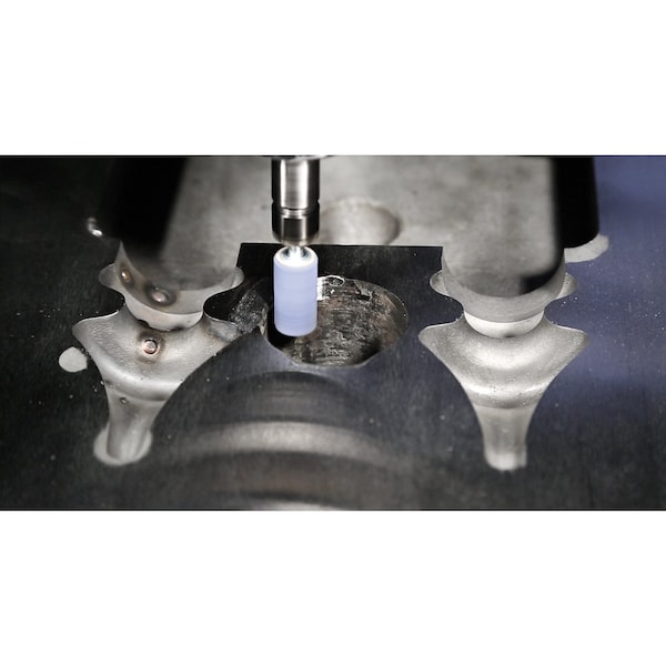 Pferd W154 Vitrified Mounted Point 1/8" Shank - Ceramic oxide 80 Grit TOUGH - 30128