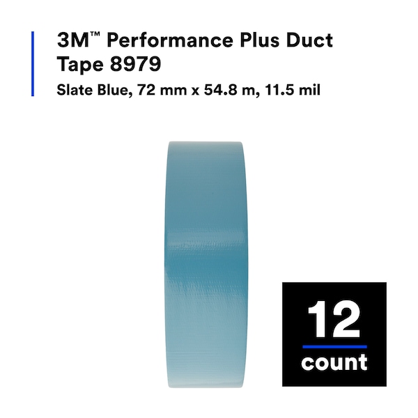 3M Duct Tape 8979, Blue, 72inx54-5/64, 12 mil - 8979
