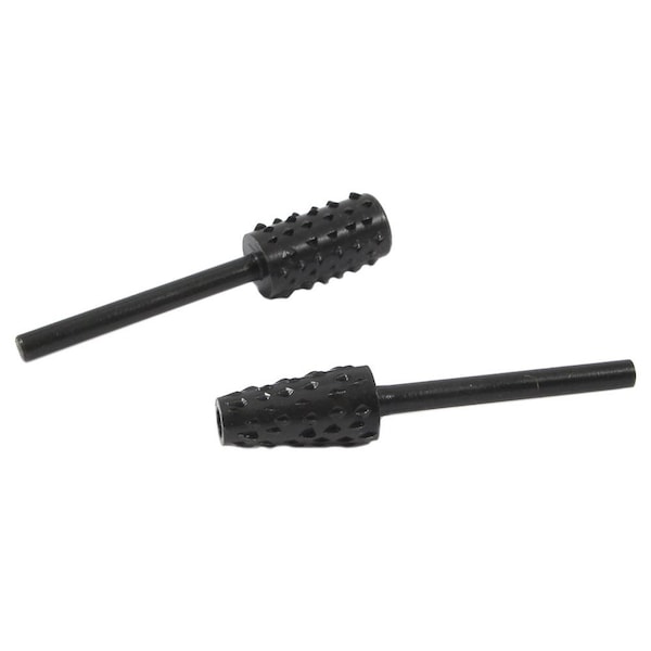 Forney Mini-Rotary Rasp Set with 1/8 in Shaft, 2-Piece - 60216