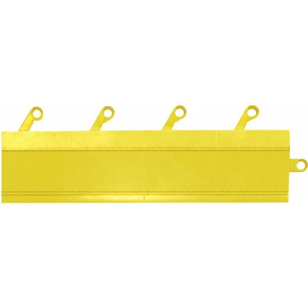 Wearwell Ramp Edge, PVC, 3 in W x 12 in L, 5/8 in Thick - 540.58X3X12YL