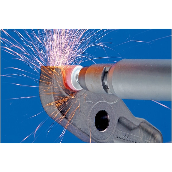 Pferd W207 Vitrified Mounted Point 1/4" Shank - Aluminum Oxide 30 Grit STEEL EDGE - 33992