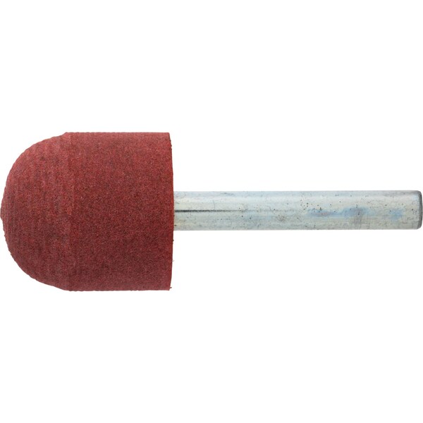 Pferd A21 Poliflex Mounted Point - Rubber Bond, 120 Grit, 1/4" Shank - 36491