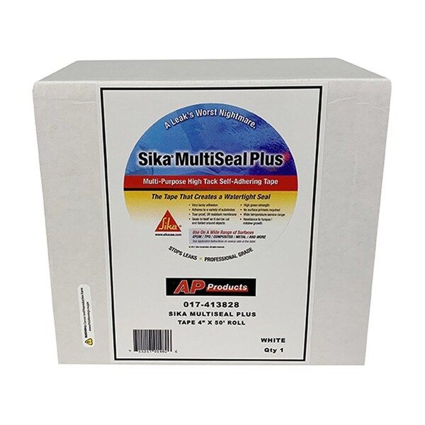Ap Products SIKA MULTISEAL PLUS TAPE 4IN X 50 FT ROLL - WHITE MEMBRANE - 017-413828
