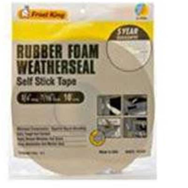 Thermwell Products Thermwell Products R734WH Foam Tape 0.75 in. x 0.43 in. x 10 Ft. White - 3863669
