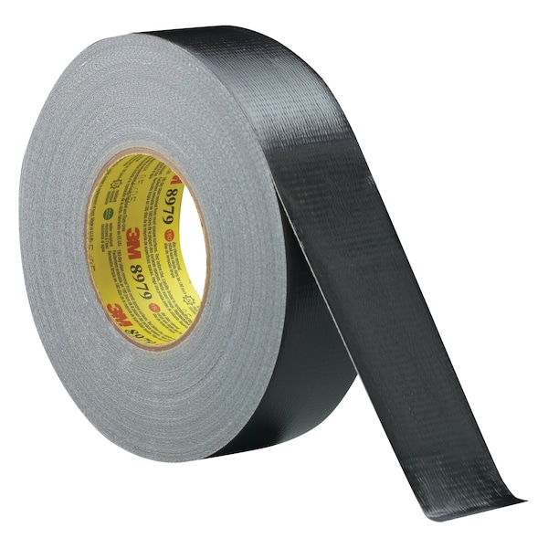 3M 3in x 60 yds. Black 8979 Performance Plus Duct Tape, 12PK - T93608979B