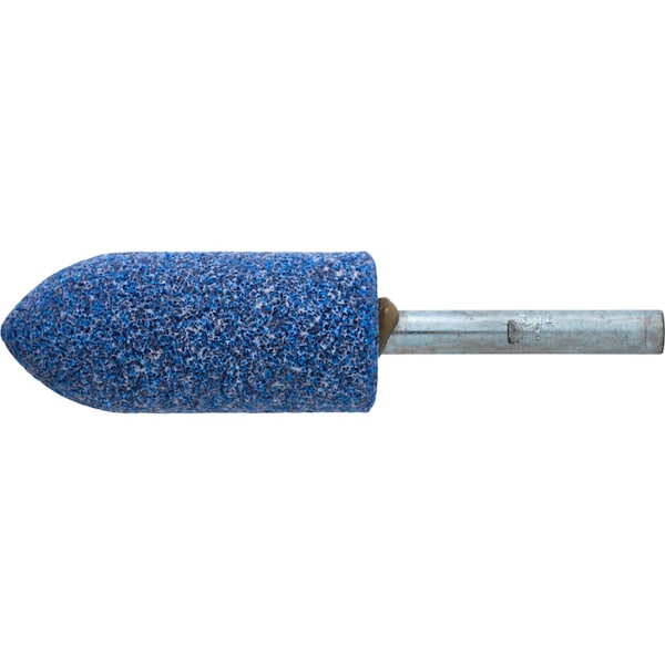 Pferd A11 Vitrified Mounted Point 1/4" Shank - Ceramic oxide 46 Grit TOUGH - 30010