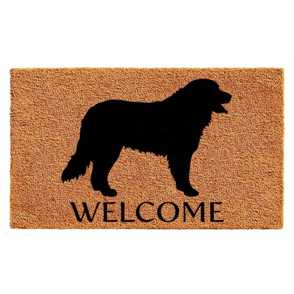 Calloway Mills Entrance Mat, Coir, Natural, Black - 105701729