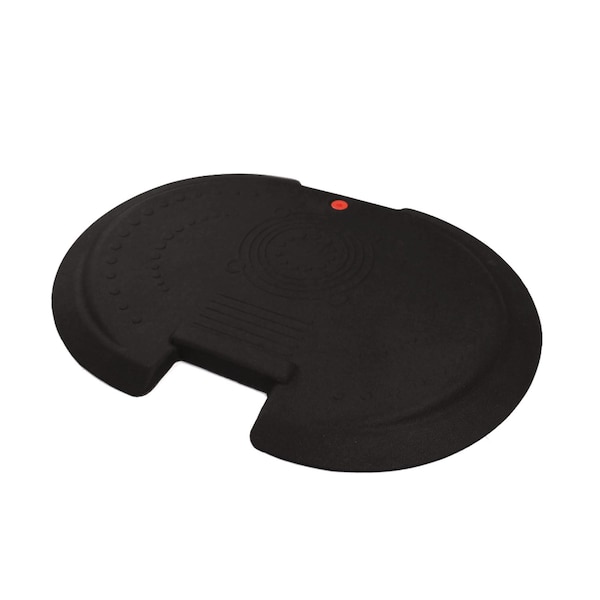 Floortex Antifatigue Mat, 36" L x 26" W, 2" Thickness, Carpet; Hard Floors, Midnight Black - FCA5XBK2535