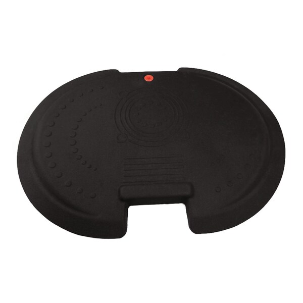 Floortex Antifatigue Mat, 36" L x 26" W, 2" Thickness, Carpet; Hard Floors, Midnight Black - FCA5XBK2535
