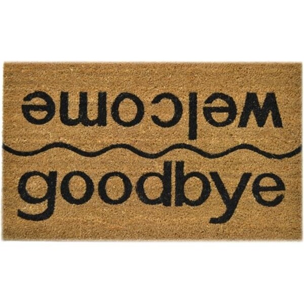 Imports Decor Inc Imports Decor 510PVC Welcome/Goodbye Door Floor Mat - 510PVC