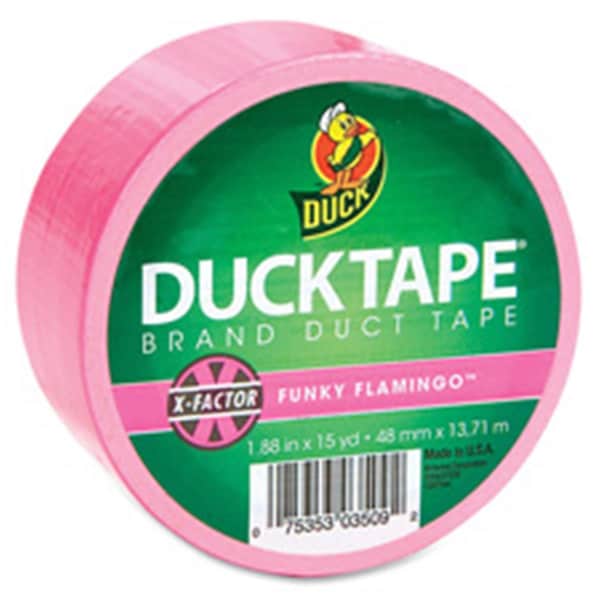 Duck Brand Duck Tape, 1.88 in. x 15 Yards, Neon Pink - DU463960