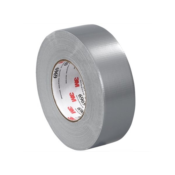 3M 2'' x 60 yds. Silver 3M 6969 Duct Tape, 24PK - BUY00023510