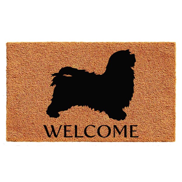 Calloway Mills Entrance Mat, Coir, Natural, Black - 105672436