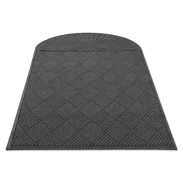 Guardian Floor Protection Floor Mat, 0.25" Thick, Charcoal, 96 in W x 48 in L - EGDSF040804