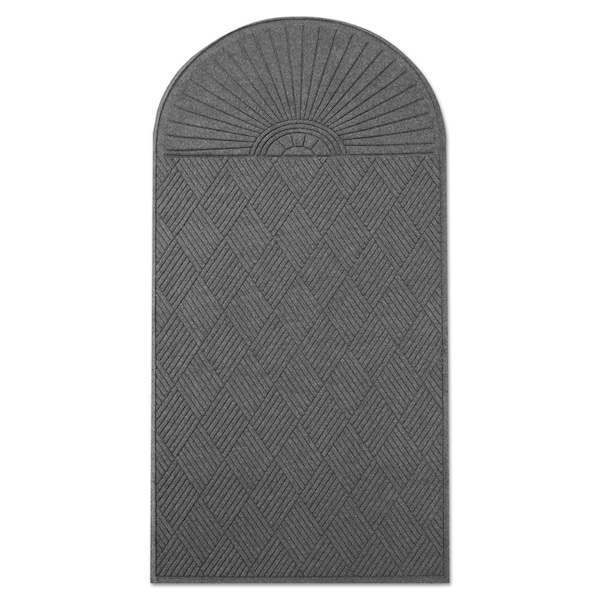 Guardian Floor Protection Floor Mat, 0.25" Thick, Charcoal, 96 in W x 48 in L - EGDSF040804