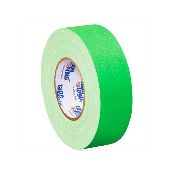 Tape Logic 2'' x 50 yds. Fluorescent Green Tape Logic 11 Mil Gaffers Tape, 3PK - T9874FG3PK
