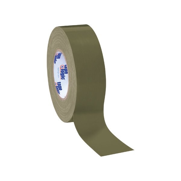 Tape Logic 2'' x 60 yds. Olive Green Tape Logic 10 Mil Duct Tape, 24PK - BUY00021321