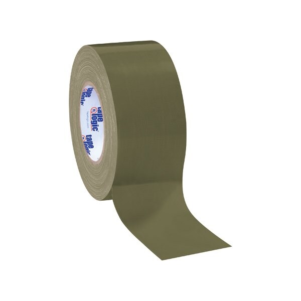 Tape Logic 3'' x 60 yds. Olive Green Tape Logic 10 Mil Duct Tape, 3PK - T988100LV3PK