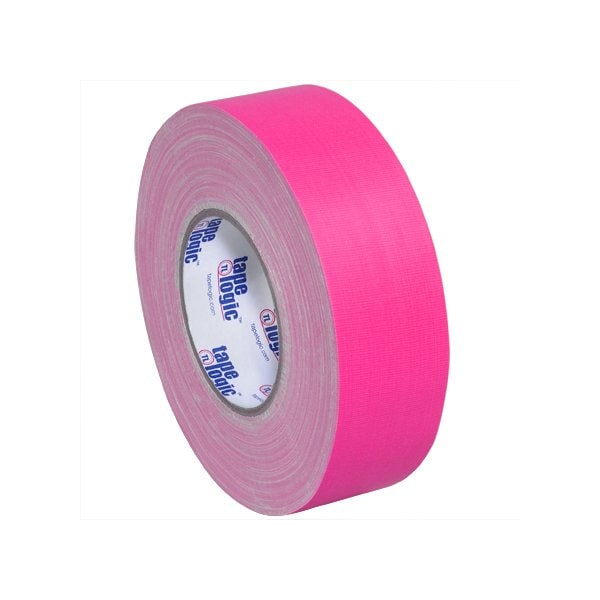 Tape Logic 2'' x 50 yds. Fluorescent Pink Tape Logic 11 Mil Gaffers Tape, 3PK - T9874FP3PK