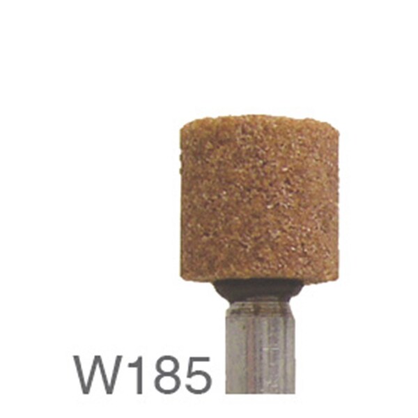 Flexovit HP WA60RV Mounted Point, W185 Point, 1/2 in Dia, 1/4 in Dia Shank - M0185