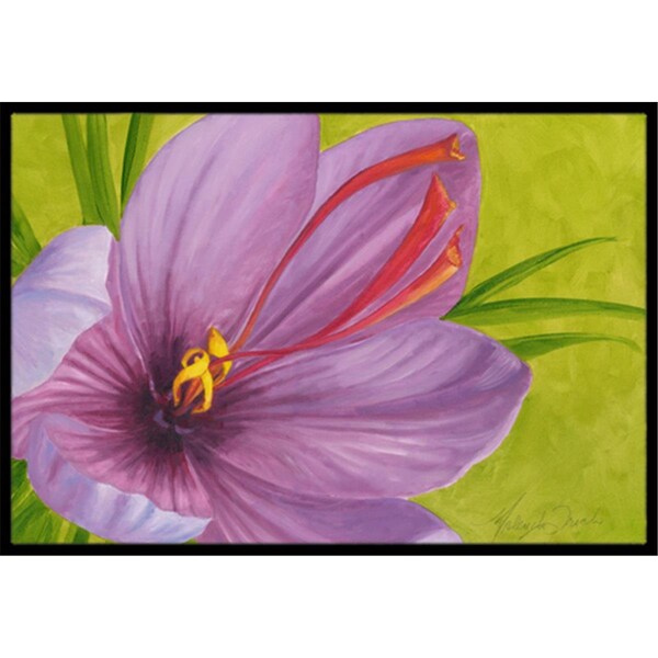 Carolines Treasures Floral by Malenda Trick Indoor or Outdoor Mat- 18 x 27 - TMTR0227MAT
