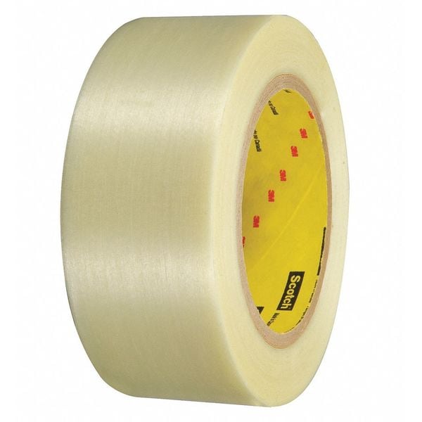 Scotch 3M 898 Strapping Tape, 6.6 Mil, 2" x 60 yds, Clear, 3/Case - T9178983PK