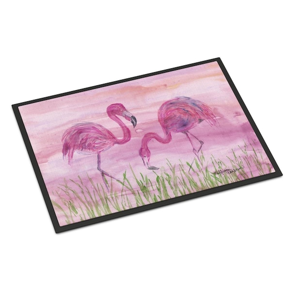 Carolines Treasures 18 x 27 in. Flamingos Indoor or Outdoor Mat - SC2018MAT