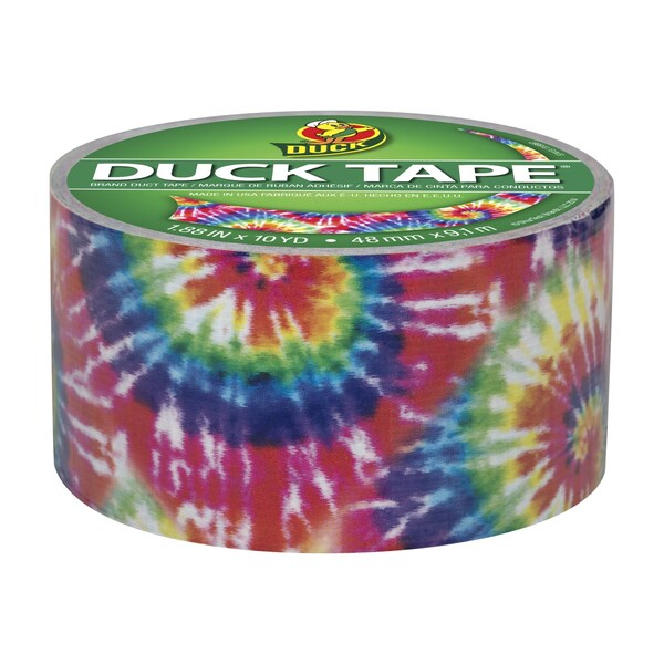B & K Duck 1.88 in. W X 10 yd L Multicolored Love Tie Dye Duct Tape - 283268